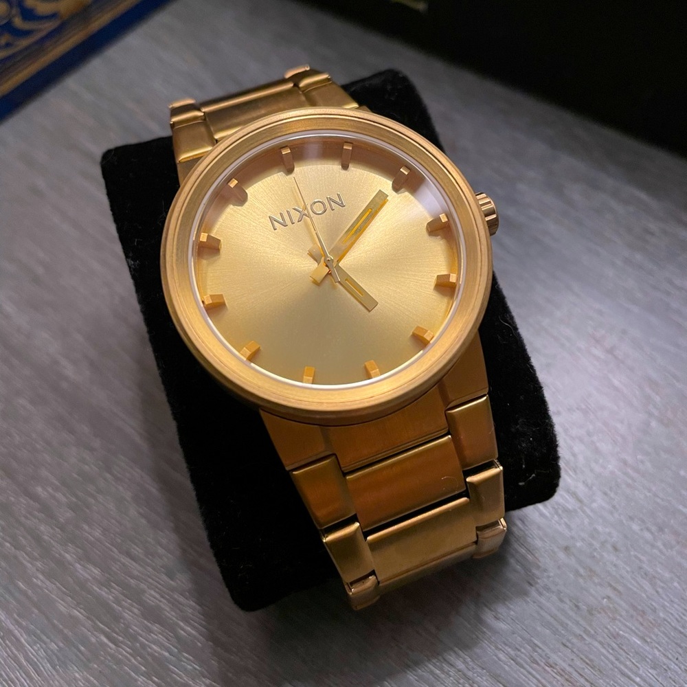 Nixon Cannon Watch- All Gold